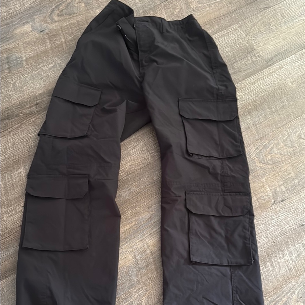 Love Tree Black Cargo Pants Relaxed Fit